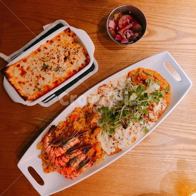 라자냐,팟풍커리,태국음식,퓨전음식,치즈,볶음밥요리,파스타요리,이국음식,파스타
