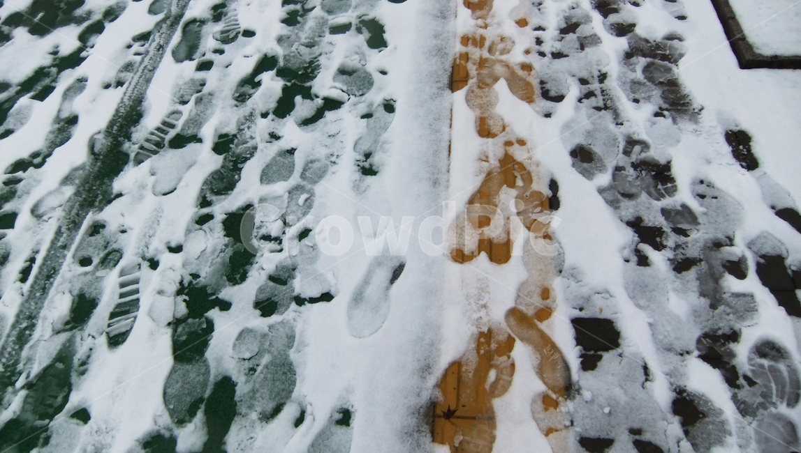겨울,발자국,발자취,도로,눈,winter,footprint,step,cold,outdoors,옥외