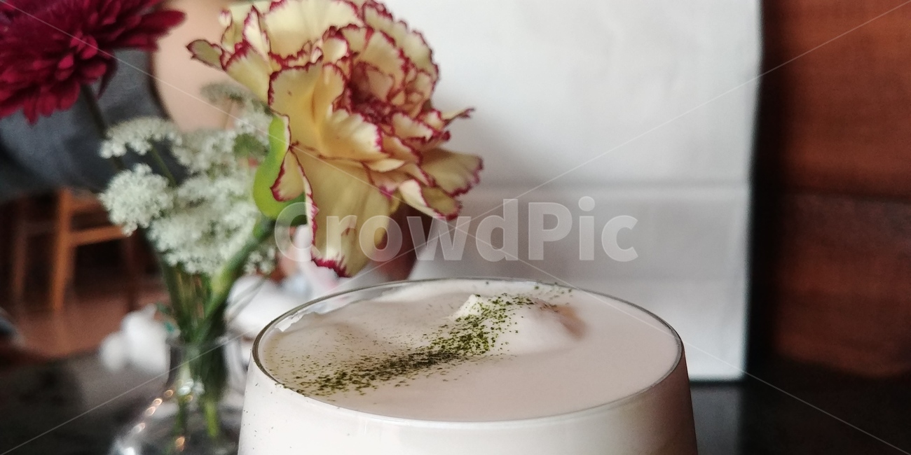 카페,음료,꽃,분위기,조용함,cafe,drink,flower