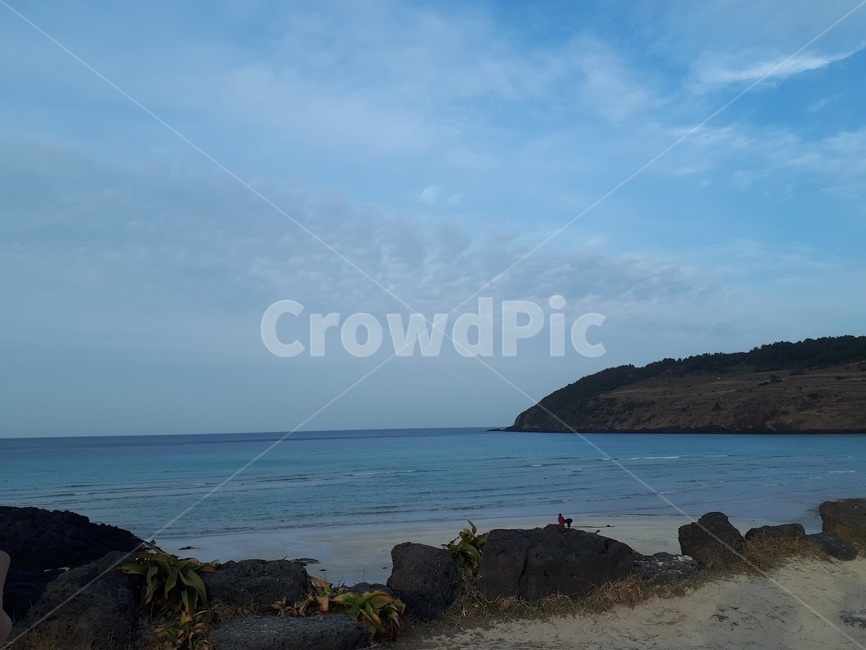 바다,제주도바다,예쁜하늘,좋은날씨,제주도,돌,하늘
