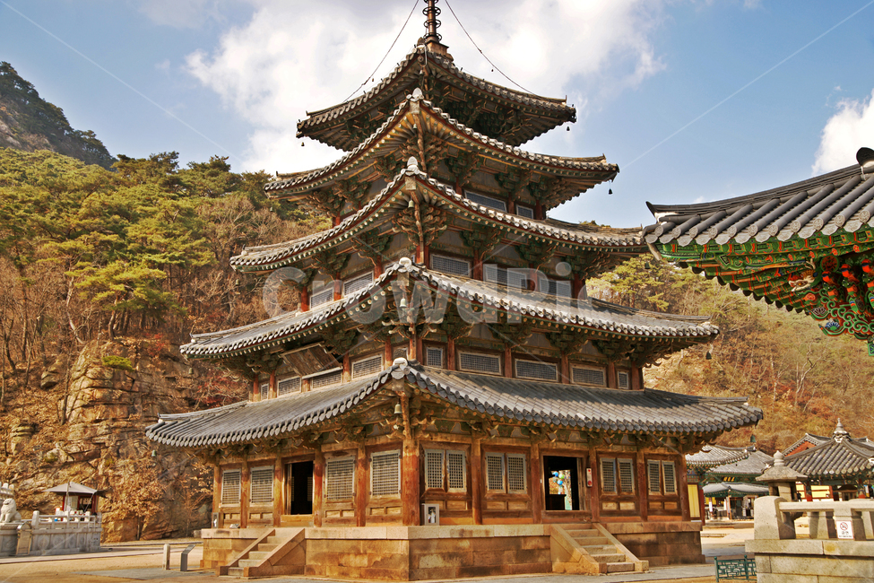 팔상전,국보제55호,목조탑,5층,법주사,보은,속리산,팔상도,고건축,한국전통,한국문화,korean traditional,korean culture,종교,신앙,religion,belief,faith,건축물,건물외관,exterior,building,structure,architecture,construction