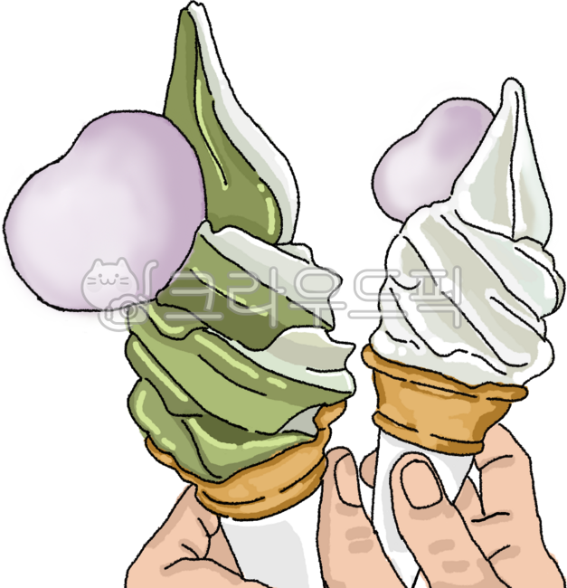 아이스크림,바닐라아이스크림,녹차아이스크림,녹차,바닐라,하트아이스크림,하트,음식,차가운음식,시원한,손,맛있는음식,디저트