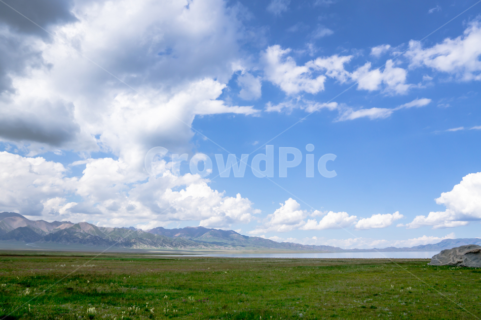 초원,하늘,구름,파란하늘,호수,들판,자연,풍경,nature,landscape,outdoors,옥외,grassland,목초지,field,들,azure sky,푸른 하늘,sky
