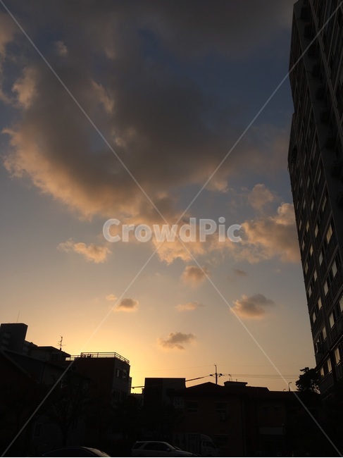 sky,구름,하늘,노을,cloud