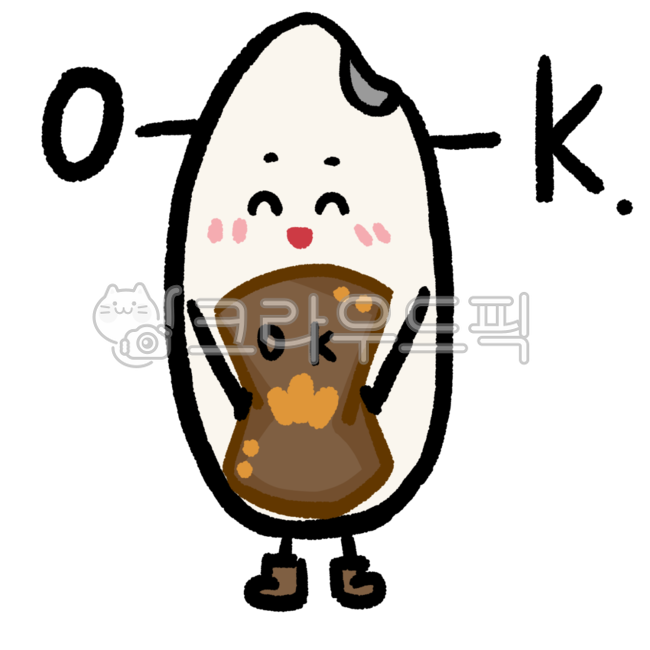 okay,acknowledged,agreeable,rice,cute,character,I said I knew,ok,moving,emoticon,grain of rice