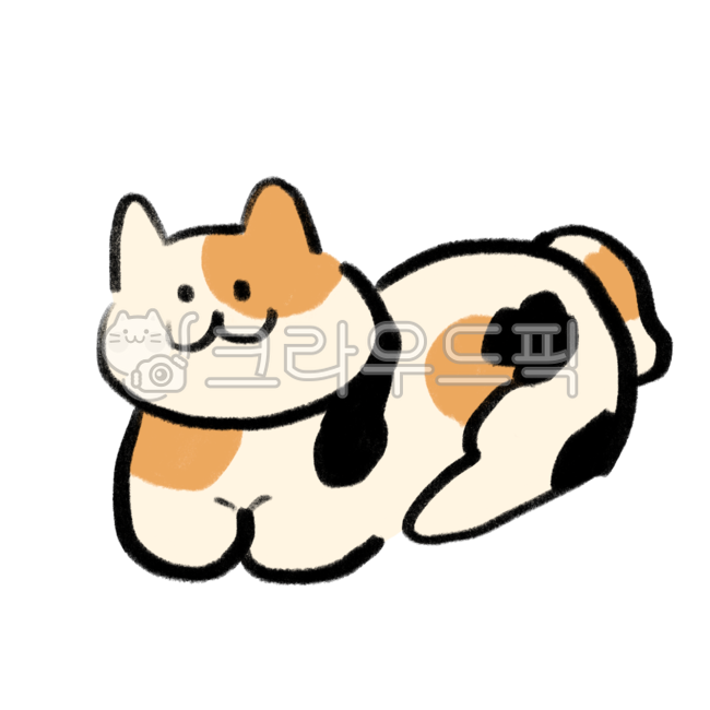 삼색고양이,고양이,길고양이,산고양이,cat,cute,일러스트,그림,귀여운,동물,이모티콘,식빵굽는고양이,art,png,catpng,고양이png