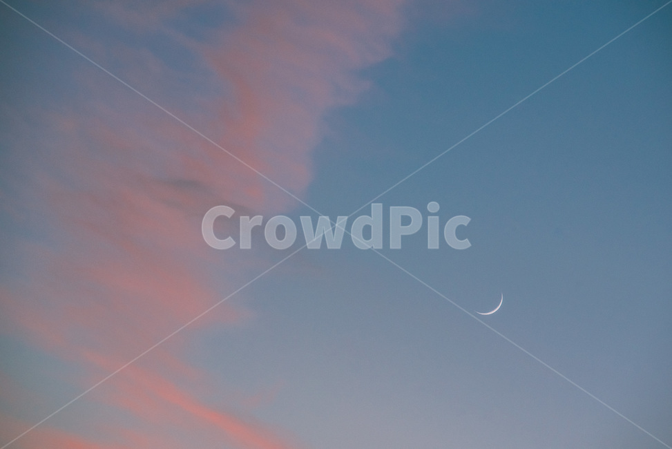 초승달,달,야경,하늘,저녁하늘,밤하늘,nature,자연,outdoors,야경,밤,풍경,nightscape,night,landscape,색깔,색상,색채,색감,color sense,color sensitivity,feeling of color