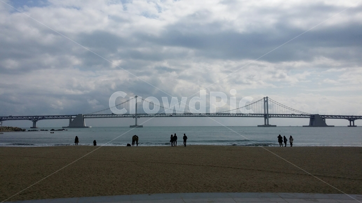 해변,바다,다리,구름,하늘,모래,파도,해변,바다,beach,sea
