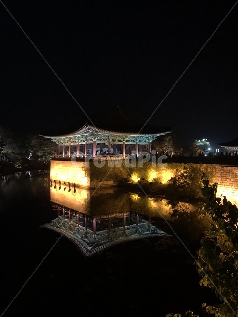 동궁과월지,경주,안압지,야경,동궁과월지야경