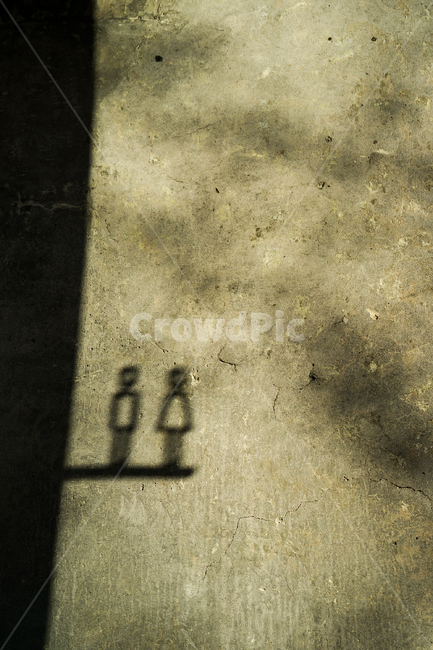 그림자,화장실,남여,벽,벽화,shadow