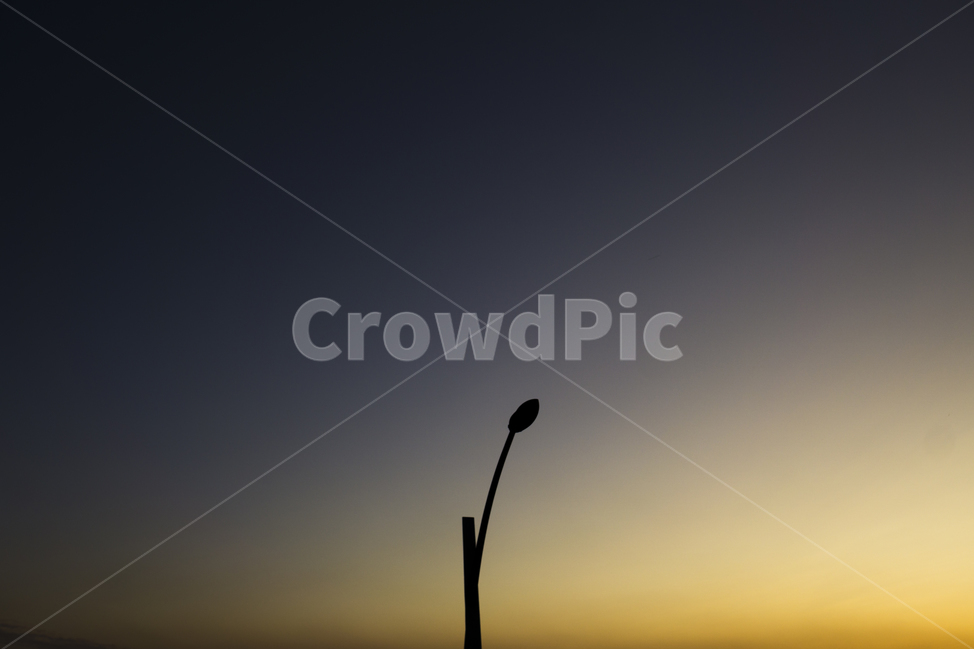 가로등,streetlamp,sunset,노을,실루엣,view