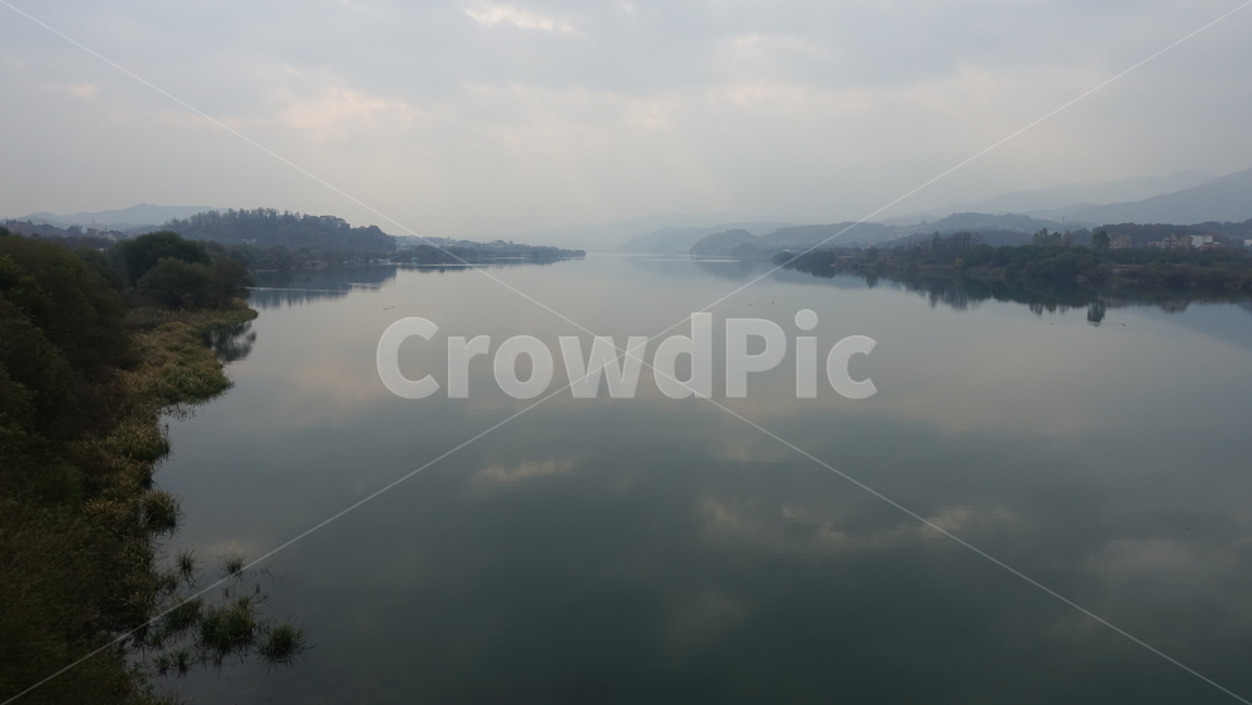 호수,수면,수평선,horizon,lake,water,풍경,fog