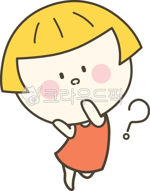 character,blond hair,expression,question,curiosity,Everyday life,sticker,cute,emoticon,Girls