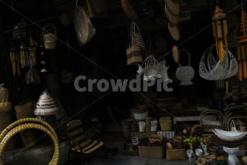 가게,장사,라탄,가방,길거리,베트남,시장,시장,마트,마켓,market,mart,market place