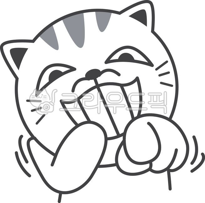 냥이캐릭터,냥이,고양이,캐릭터,귀요미,귀여워,이모티콘,벡터,비웃음,손가락질,낄낄