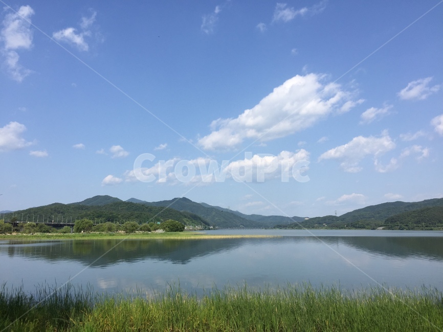 가을,강,바람,하늘,나무