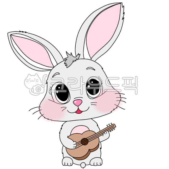 토끼,기타,동물,귀요미,토깽이,기타치는토끼,회색토끼,래빗,rabbit,guitar