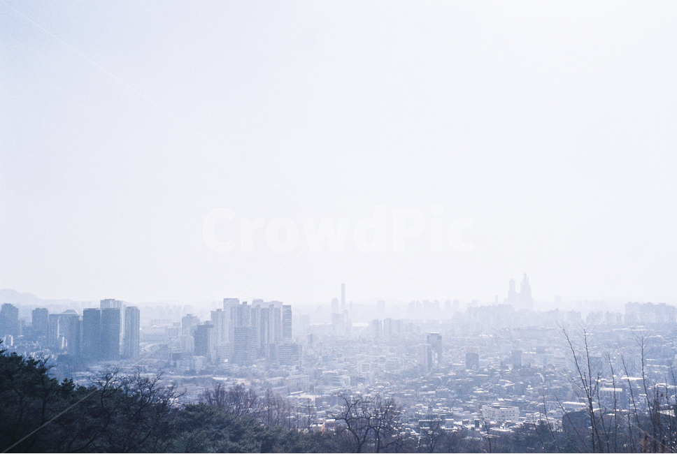 city,서울,도시,안개,아침,morning,blue,cityofseoul,building,풍경,빌딩,산,mount,새벽,새벽녘,lonely,film,filmphotography,필름사진,자연