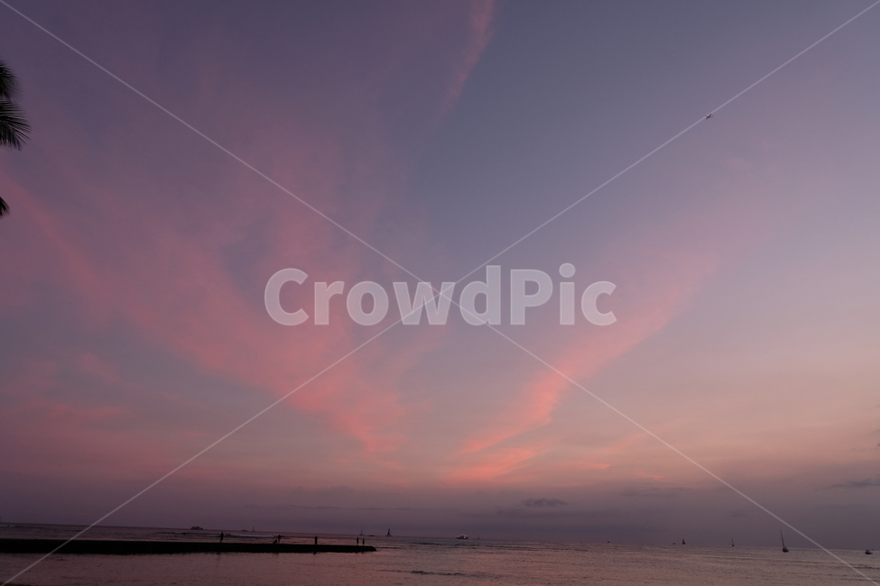 바다,ocean,노을,sunset,저녁,evening