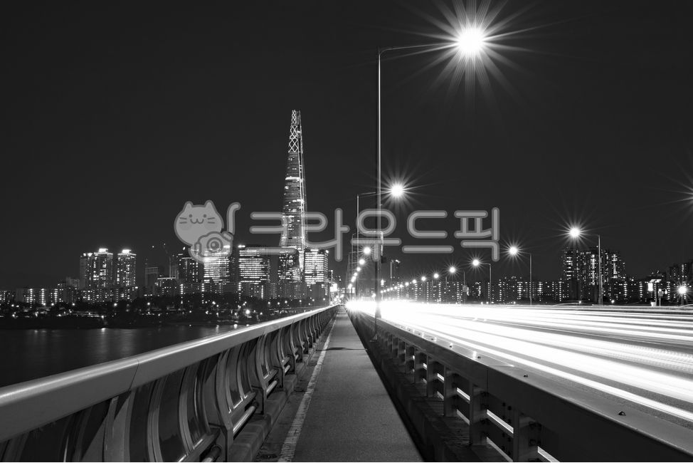 light split,nightview,Jamsil night view,building,Han River,Hangang Bridge,Jamsil Bridge,road,cityscape,black and white,tower,Seoul night view,real estate,city night view,jamsil,trajectory,Jamsil,bokeh,monochrome,bridge