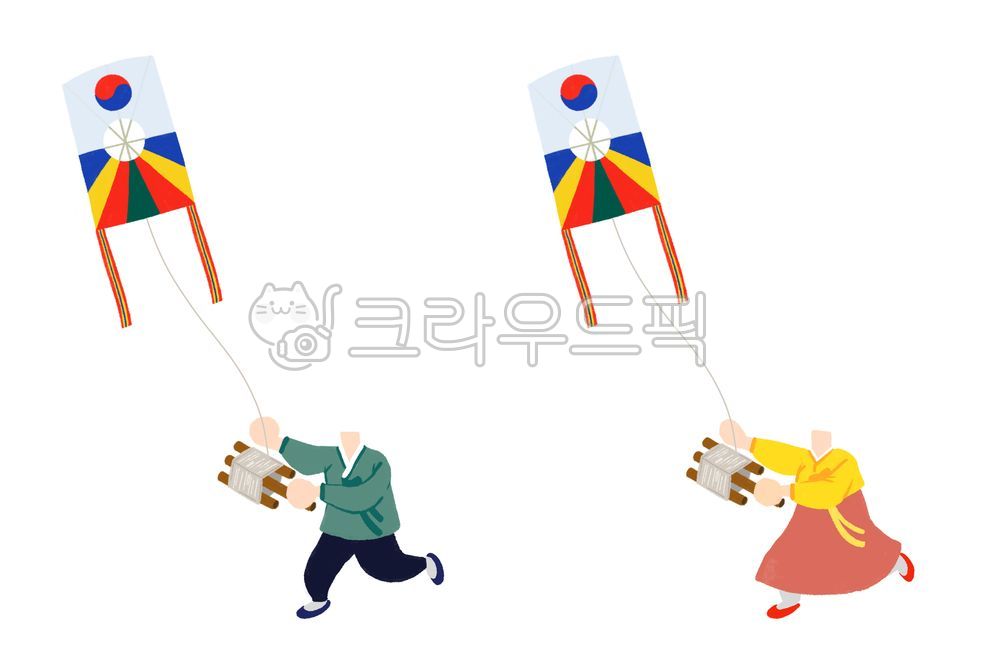 연날리기,연,전통놀이,연놀이,설날,얼레,민속놀이,전통,새해,한복,방패연,태극무늬,태극,오방색,얼굴합성