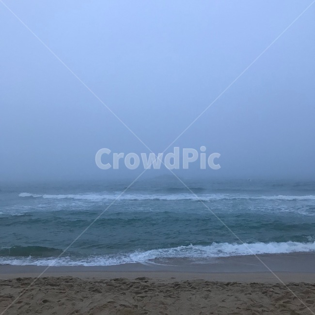 안개,바다,fog,여름,파도
