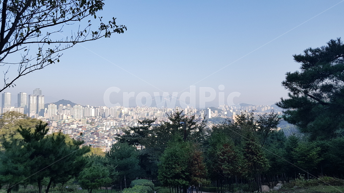 용마산,산,풍경,도시,경관