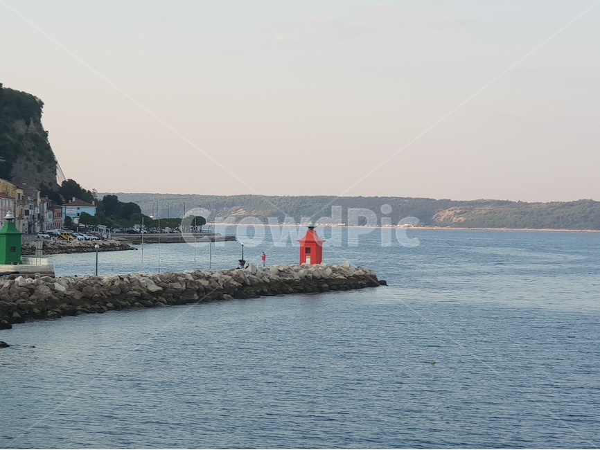 슬로베니아,피란,바다,slovenia,sea,ocean,자연,풍경,nature,landscape,등대,lighthouse,해외,외국,세계,foreign,oversea,world,세계자연풍경,해외자연풍경,외국자연풍경,world nature landscape,outdoors,옥외,land,땅,building,건물,architecture,건축물,tower,탑,shoreline,해안선,water,물,대양