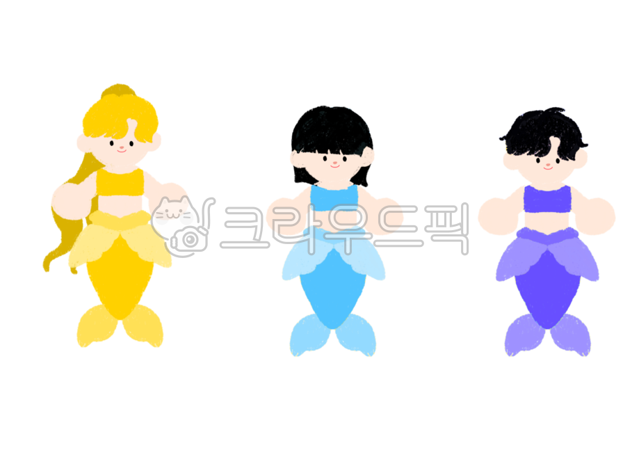 유치원,어린이집,인어공주캐릭터,인어왕자캐릭터,여름환경구성,바다캐릭터