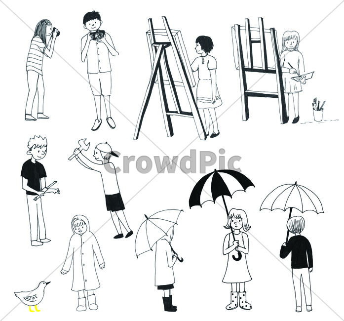 손그림,handdrawing,팬그림,팬라인,pen,umbrella,penline,이젤,easel,penpicture,pendrawing,아이,child,children,아이들,소녀,girl,소년,boy,친구,friend,companion놀이,play,game,pastime,amusement