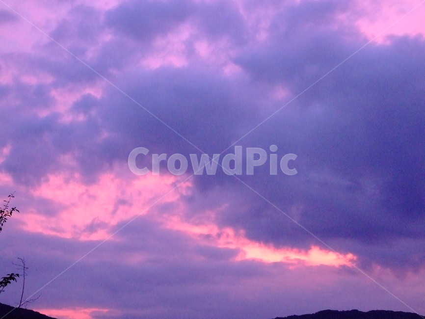 석양,구름,하늘,풍경,저녁,자연,풍경,nature,landscape,weather,날씨,outdoors,옥외,cloud,sky