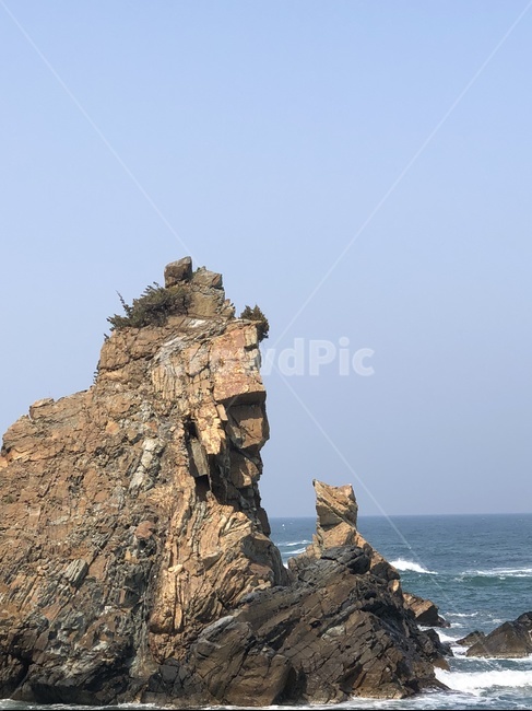 바다,하늘,돌,자연,파란,자연,풍경,nature,landscape,promontory,곶,outdoors,옥외,cliff,낭떠러지,ocean,대양,sea,water,물