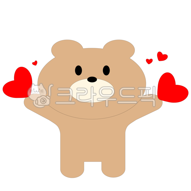 곰돌이,캐릭터,귀여운,귀여운캐릭터,곰,하트들고있는곰,동물캐릭터,동물일러스트,곰일러스트,곰그림,캐릭터그림,동물그림
