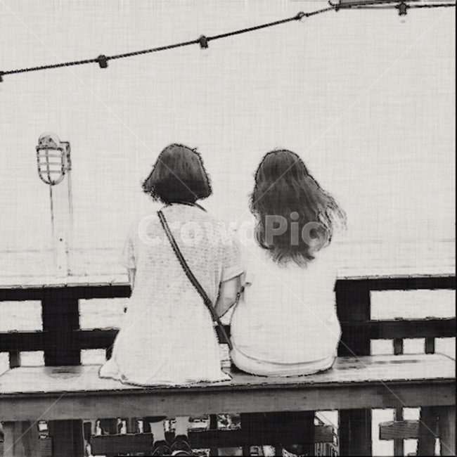 human,인간,person,사람,친구,우정,여자,여인,친구,우정,friendship,companion,여행,휴가,traveling,vacation,trip,흑백,모노톤,monochrome,black and white