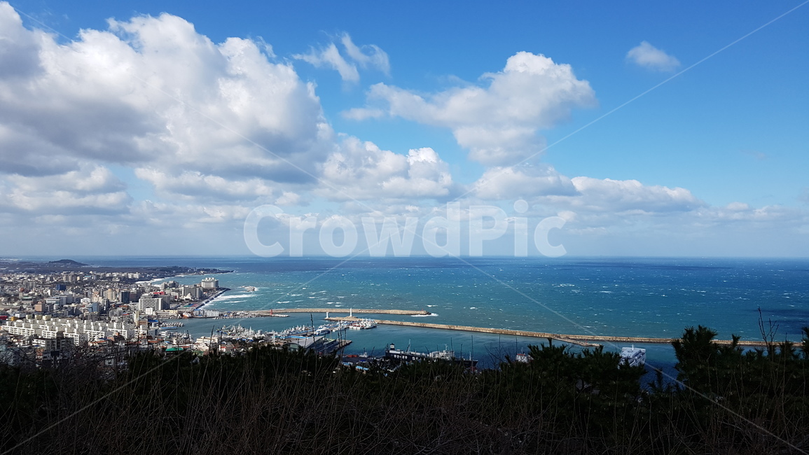 제주,제주항,제주시,사라봉,청정해안,도시,풍경,city,landscape,한국도시풍경,한국도시경관,korea cityscape,nature,자연,weather,날씨,outdoors,옥외,cumulus,적운,cloud,구름,sky,하늘