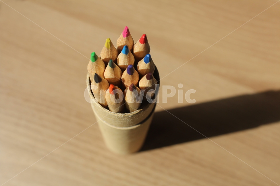 색연필,컬러풀,다양한,그림자,필통,연필,햇빛,다양성,레인보우,다문화,조화로운,인권,학용품,문구류,사무용품,school supplies,stationery,office supplies