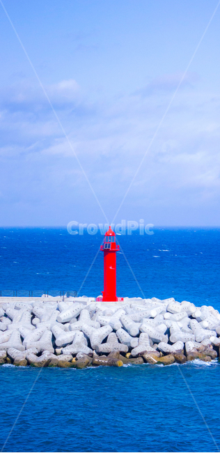 등대,바다,방파제,수평선,구름,등대,lighthouse,색깔,색상,색채,색감,color sense,color sensitivity,feeling of color