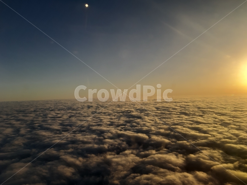 하늘,비행기,구름,노을,저녁,자연,풍경,nature,landscape,outdoors,옥외,sky,flare,플레어,light,빛,sun,태양