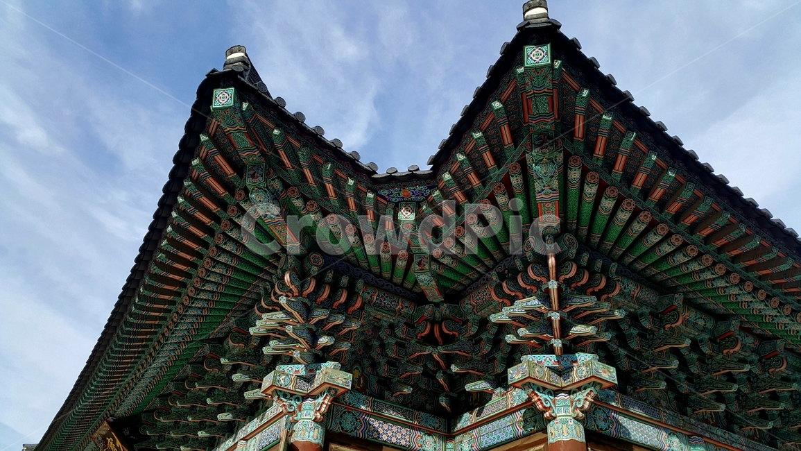 순천,송광사,처마,석가래,단청