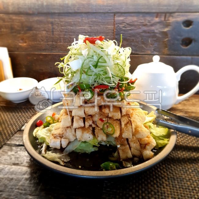 유린기,중화요리,음식,닭고기,중식