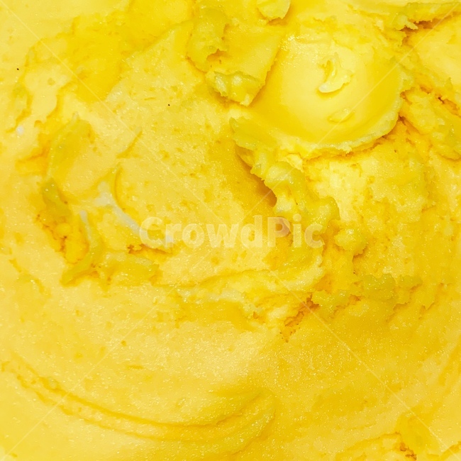 아이스크림,샤베트,망고,색감,노란색,노랑,클로즈업,디저트,dessert,여름,달콤함,상큼,노랑색,디저트,간식,후식,dessert,snack