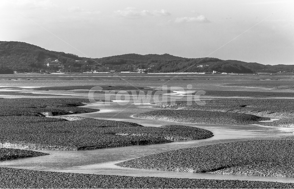 영종도,하늘,갯벌,모래톱,환경,썰물,문양,무늬,감성,자연,풍경,nature,landscape,한국자연풍경,한국자연경관,korea nature landscape,흑백,모노톤,monochrome,black and white,dirt road,흙길,gravel,자갈,road,도로,ground,바닥