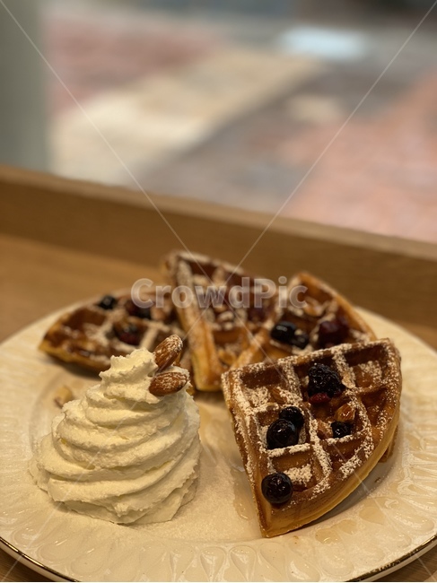 음식,food,와플,waffle,카페,cafe,디저트,desert,디저트,간식,후식,dessert,snack