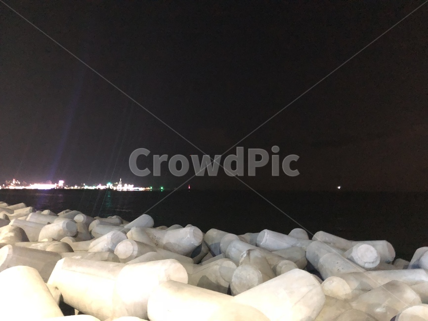 속초,방파제,바다,밤바다,바닷가,야경,밤,풍경,nightscape,night,landscape