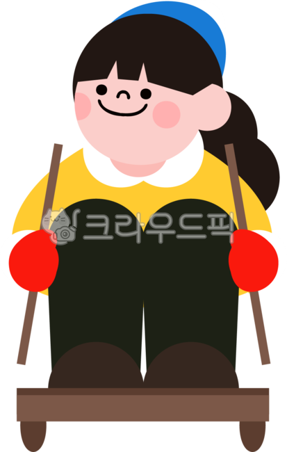 일러스트,백터,디자인소스,그래픽소스,귀여운,낙서,이미지,소스,다이어리,꾸미기,다꾸,크리스마스,시즌,연말,홀리데이,이벤트,메리크리스마스,레이어,사람,눈썰매,썰매,빙판,여자