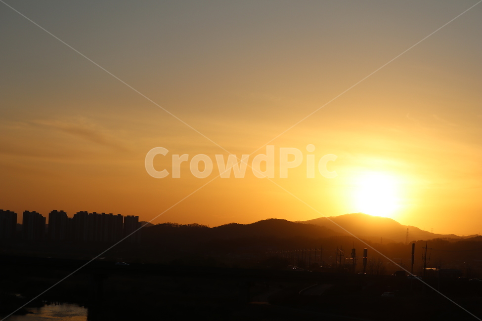 노을,퇴근길,어둠,역광,light,flare,빛,플레어,sunlight,햇빛,nature,자연,outdoors,옥외,져녁