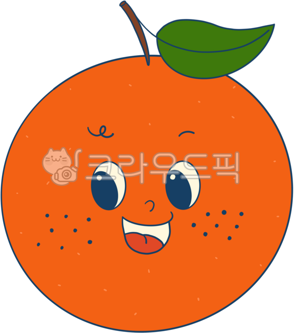 Orange,orange character,cute orange character,fruit character,orange,tangerine,refreshing,retro orange,retro color orange