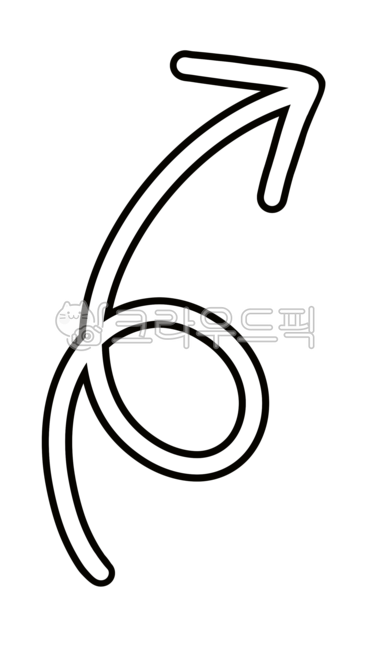 화살표,라인화살표,회전화살표,회오리,강조,표시,line,arrow,안내