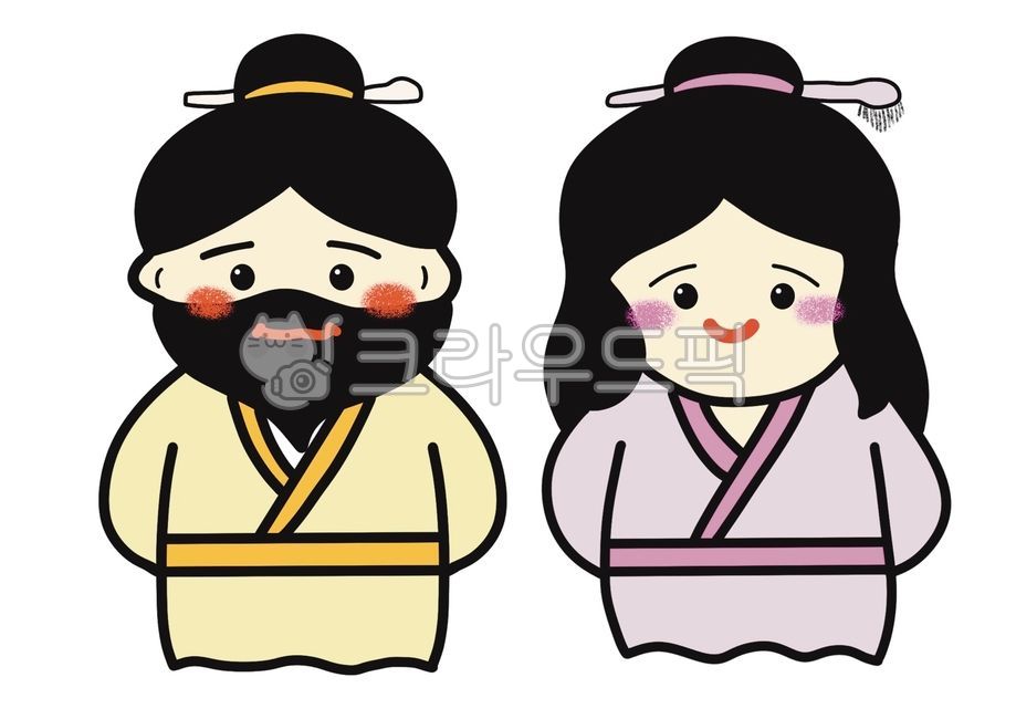 개천절,개천절도안,개천절일러스트,개천절환경,환웅,웅녀,환웅그림,웅녀그림