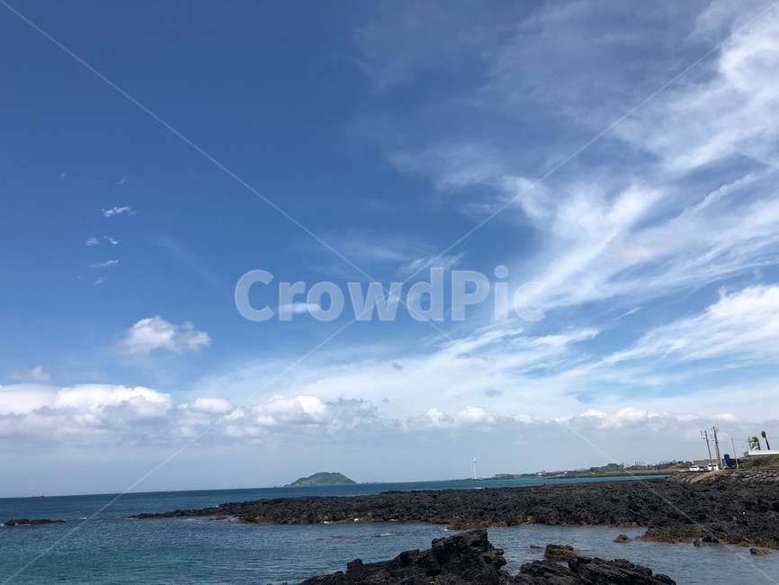 바다,풍경,하늘,제주도,구름